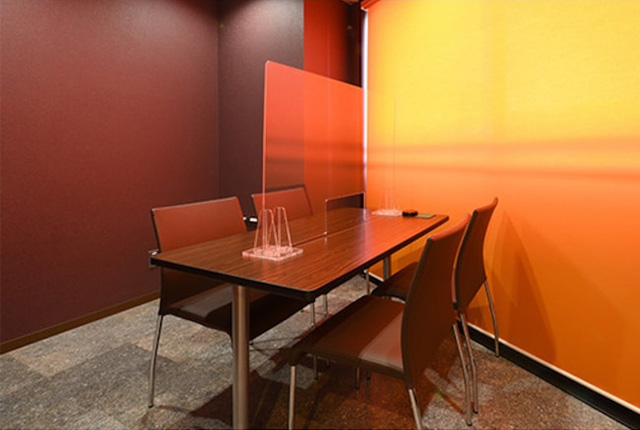 プライバシーに配慮した予約制